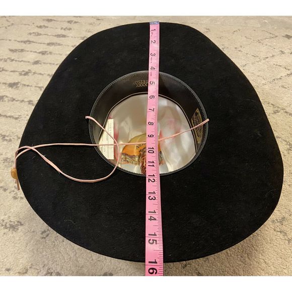 JOHN B. STETSON XXXX 4X K Tyler Beaver Black Hat - Picture 8 of 8